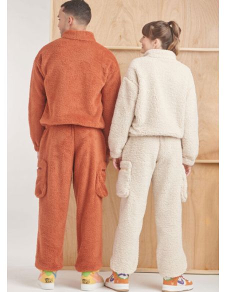 Patron Simplicity 9828.A - Sweatshirt et pantalon unisexes