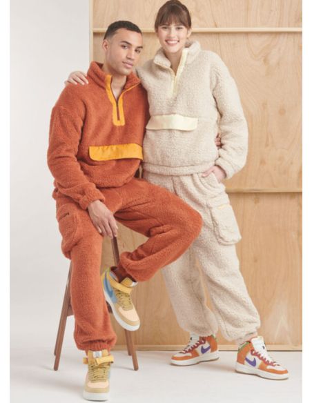 Patron Simplicity 9828.A - Sweatshirt et pantalon unisexes
