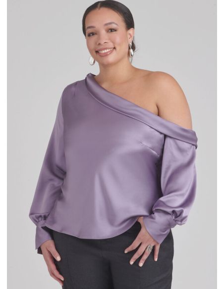 Patron Simplicity 9851.M1 (38-46) - Hauts pour femmes avec variations de manches