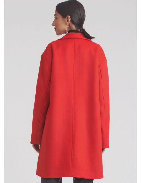 Patron Simplicity 9854.K5 (36-44) - Manteau doublé pour femmes