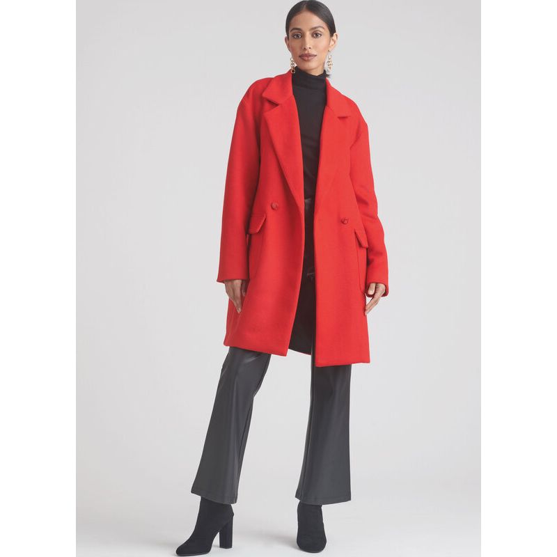 Patron Simplicity 9854.K5 (36-44) - Manteau doublé pour femmes