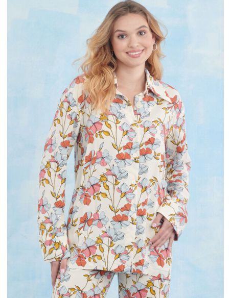 Patron Simplicity 9856.A - Pyjama pour femmes