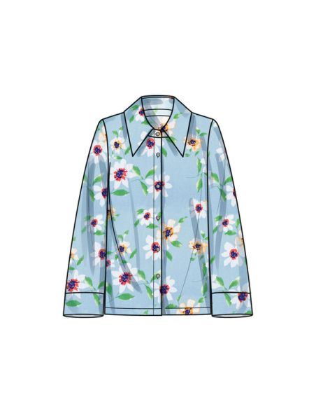 Patron Simplicity 9856.A - Pyjama pour femmes