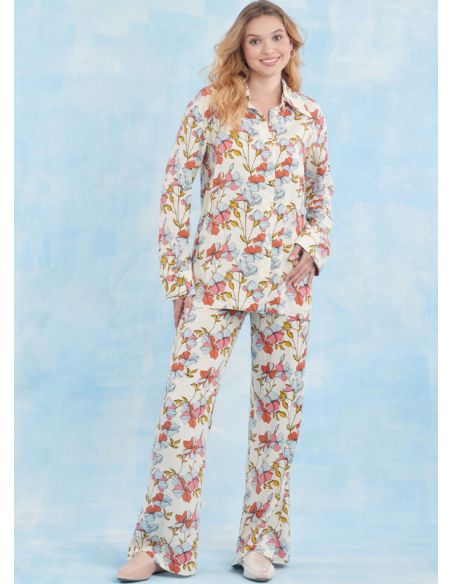 Patron Simplicity 9856.A - Pyjama pour femmes