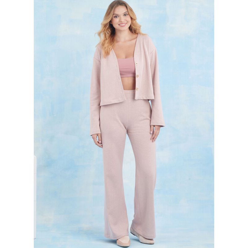 Patron Simplicity 9857.A - Loungewear en maille pour femmes