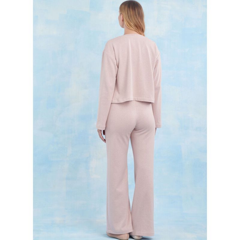 Patron Simplicity 9857.A - Loungewear en maille pour femmes