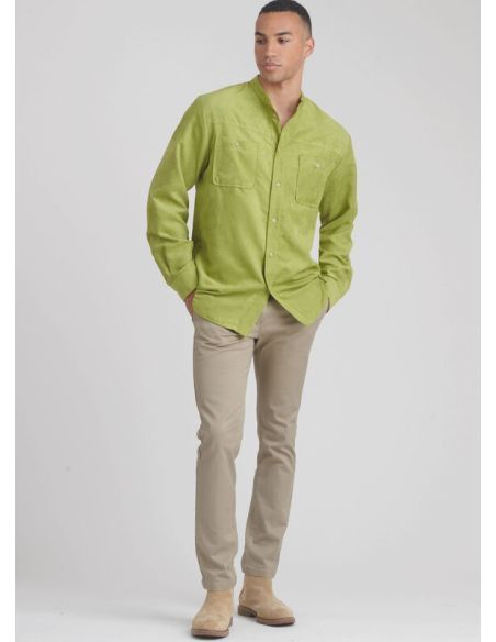 Patron Simplicity 9858.A - Chemises unisexes