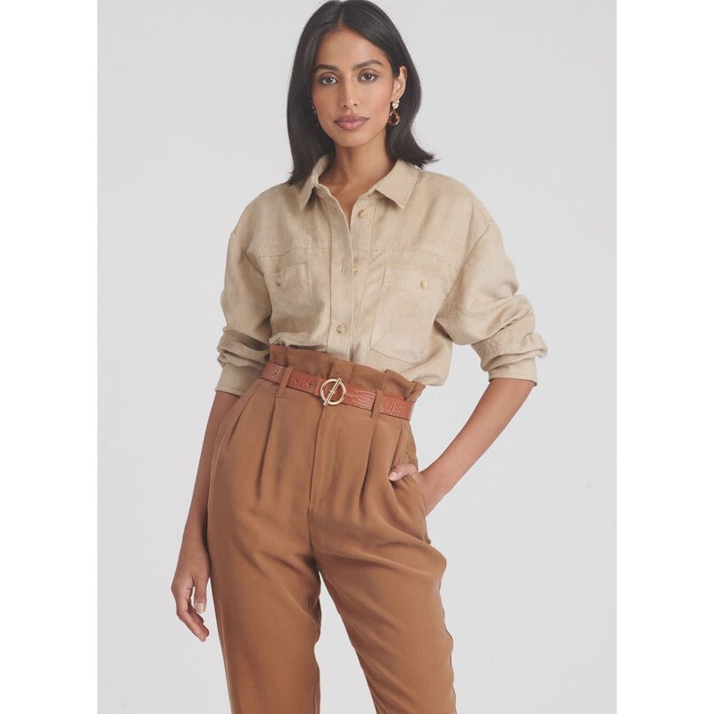 Patron Simplicity 9858.A - Chemises unisexes