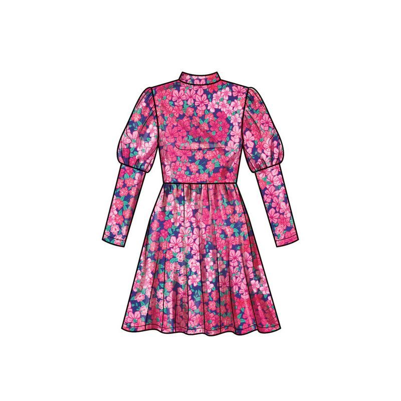 Patron Simplicity 9862.HH (3-6) - Robes en maille pour enfants et filles