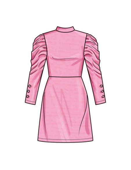 Patron Simplicity 9862.HH (3-6) - Robes en maille pour enfants et filles