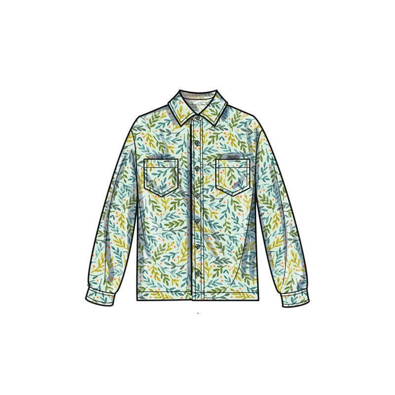 Patron Simplicity 9864.A - Chemise et pantalon cargo pour filles et garçons