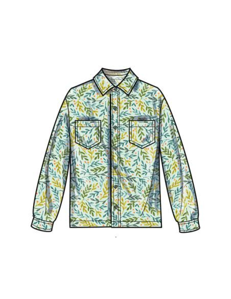 Patron Simplicity 9864.A - Chemise et pantalon cargo pour filles et garçons