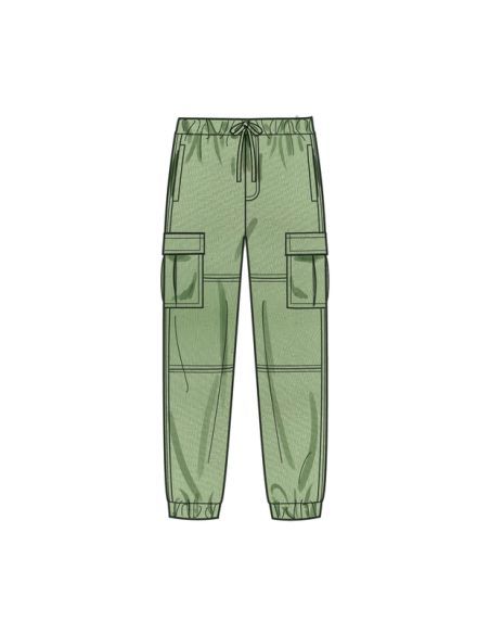 Patron Simplicity 9864.A - Chemise et pantalon cargo pour filles et garçons