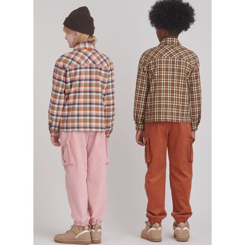 Patron Simplicity 9864.A - Chemise et pantalon cargo pour filles et garçons