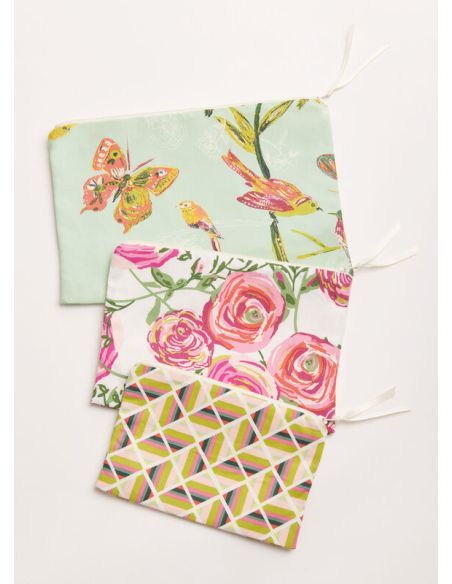 Patron Simplicity 9872.A - Pochettes zippées