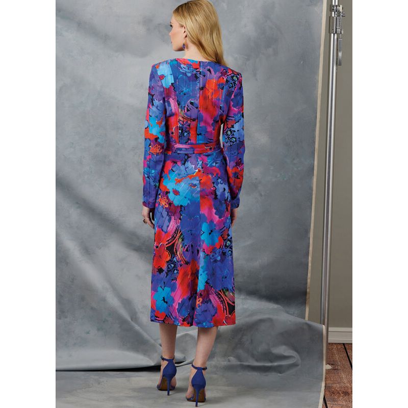 Patron Vogue 2043 H5 (34-42) - Robe drapée avec ceinture