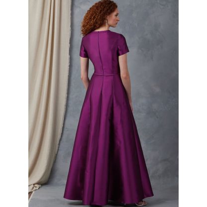 Patron Vogue 2044 B5 (36-44) - Robe Fit-and-Flare avec Variations de Manches 2