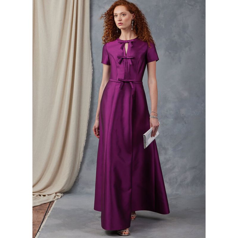 Patron Vogue 2044 B5 (36-44) - Robe Fit-and-Flare avec Variations de Manches