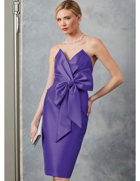 Patron Vogue 2047 B5 (36-44) - Robe de soirée avec bustier drapé