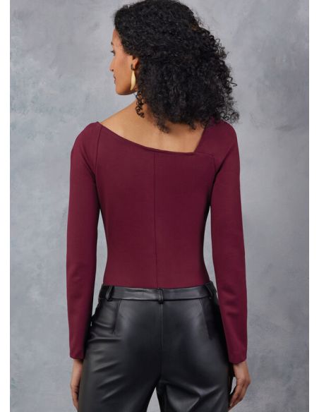 Patron Vogue 2047 B5 (36-44) - Body ajusté avec drapé élégant