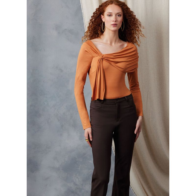 Patron Vogue 2047 B5 (36-44) - Body ajusté avec drapé élégant