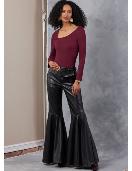 Patron Vogue 2047 B5 (36-44) - Body ajusté avec drapé élégant