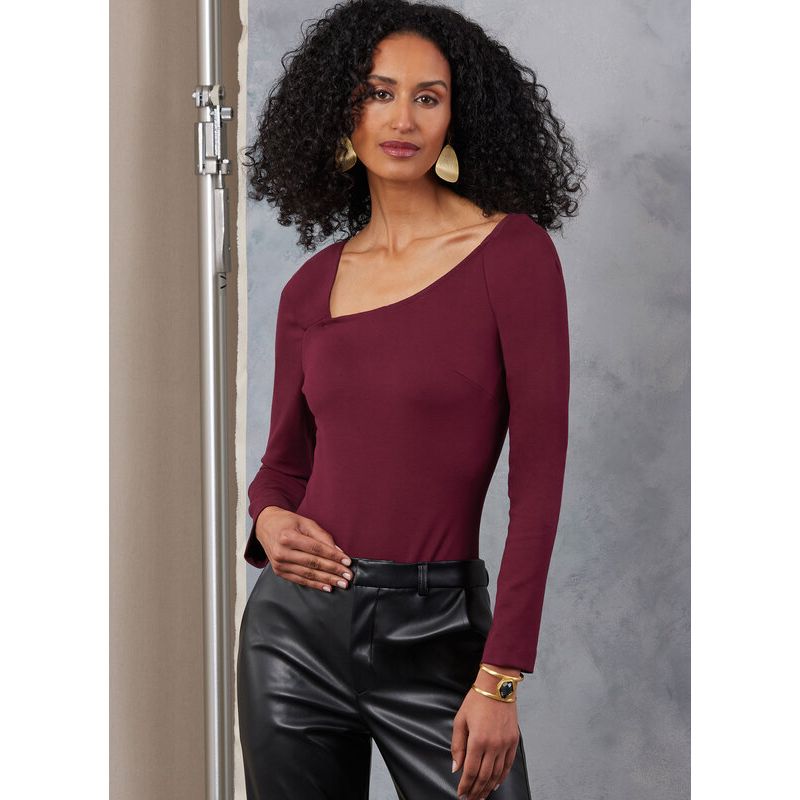 Patron Vogue 2047 B5 (36-44) - Body ajusté avec drapé élégant