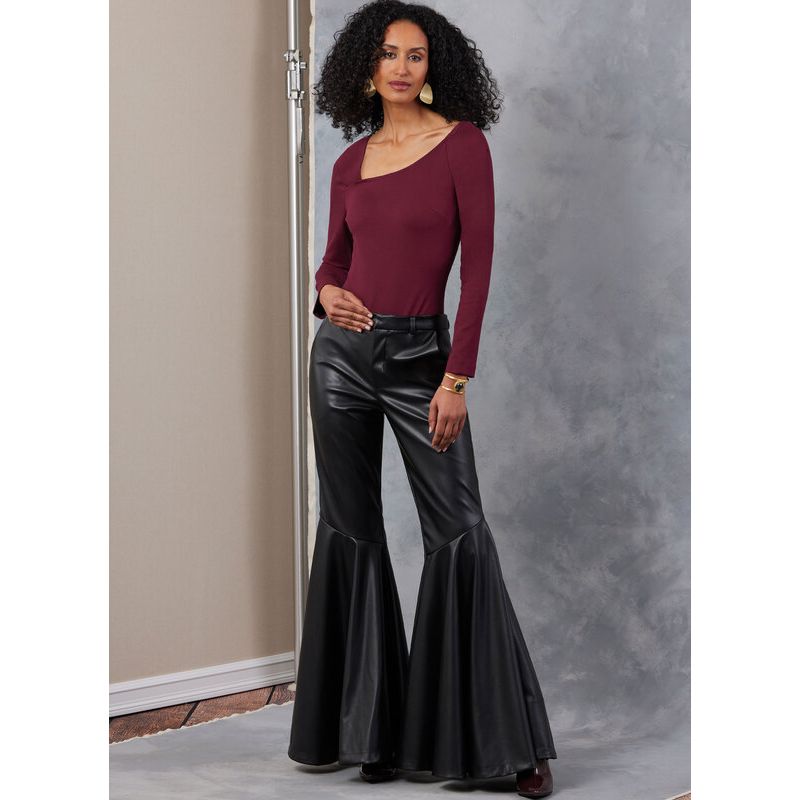 Patron Vogue 2047 B5 (36-44) - Body ajusté avec drapé élégant