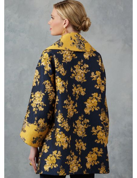 Patron Vogue 2052 B5 (36-44) - Veste ample avec col à revers