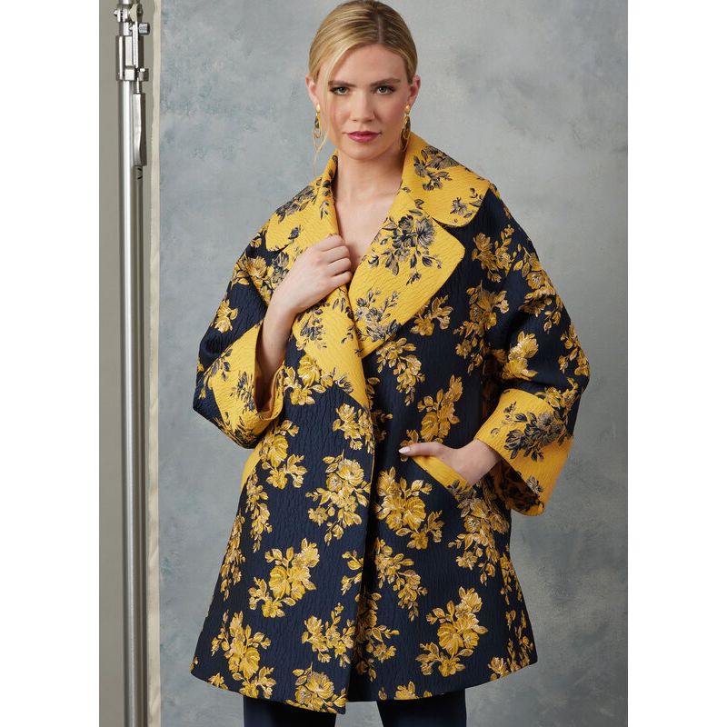 Patron Vogue 2052 B5 (36-44) - Veste ample avec col à revers