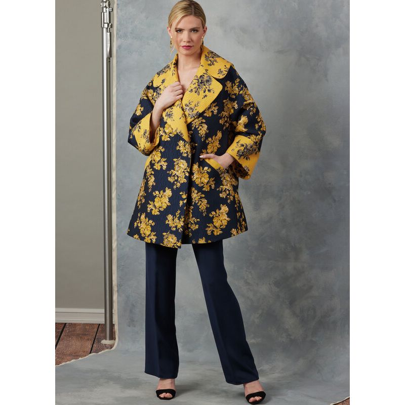 Patron Vogue 2052 B5 (36-44) - Veste ample avec col à revers
