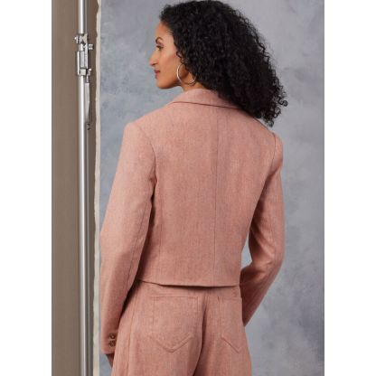 Patron Vogue 2053 D5 (32-40) - Veste à double boutonnage avec épaulettes 2