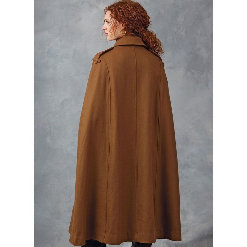 Patron Vogue 2054 A (32-54) - Cape élégante avec ceinture