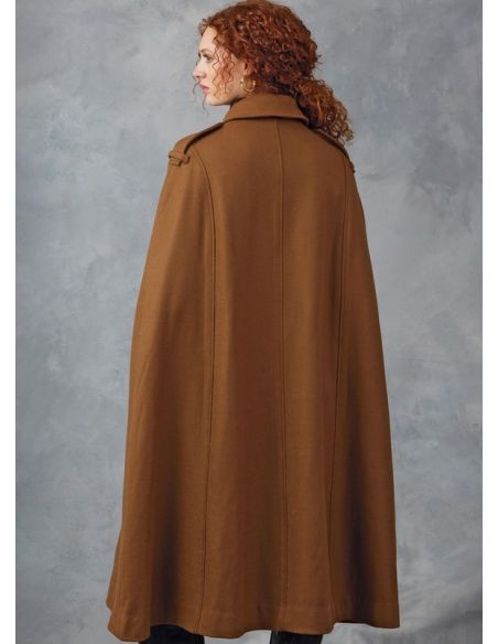 Patron Vogue 2054 A (32-54) - Cape élégante avec ceinture