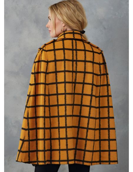 Patron Vogue 2054 A (32-54) - Cape élégante avec ceinture