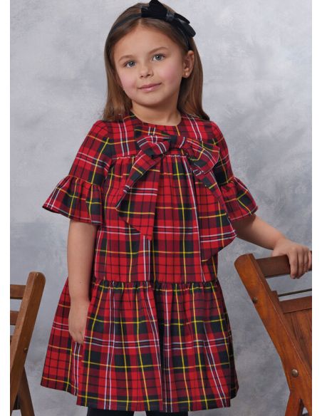 Patron Vogue 2059 A (3-8) - Robe enfant avec col contrasté