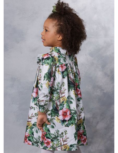 Patron Vogue 2059 A (3-8) - Robe enfant avec col contrasté