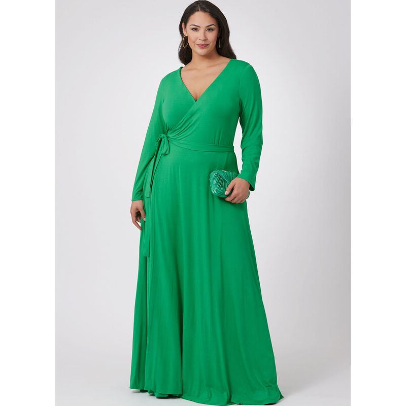 Patron Vogue 2060 B5 (36-44) - Robe portefeuille réversible avec attaches