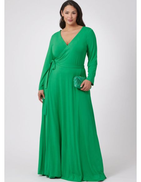 Patron Vogue 2060 B5 (36-44) - Robe portefeuille réversible avec attaches