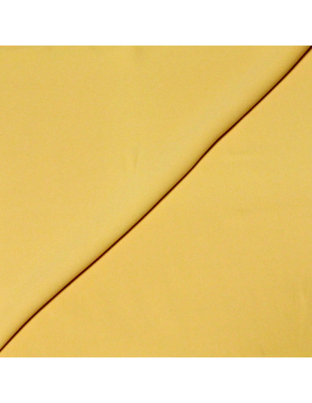 Crêpe cady acétate viscose - Jaune (Coupon de 2,30 mètres)
