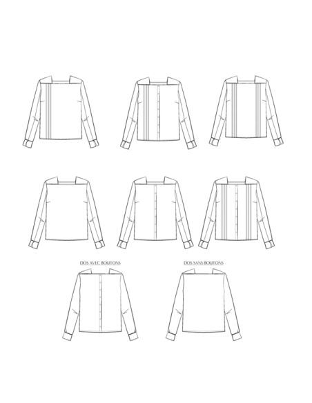 Patron Maison Fauve - Blouse Déferlante