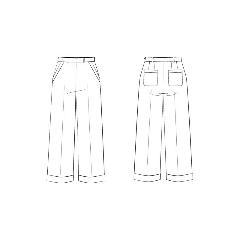 Patron Maison Fauve - Pantalon Récif