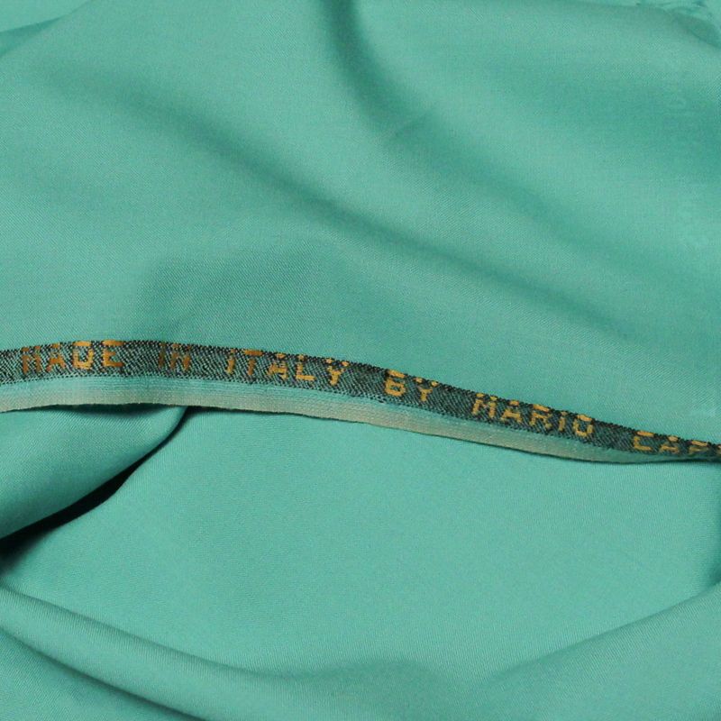 Tissu tailleur 100% laine vierge - Turquoise