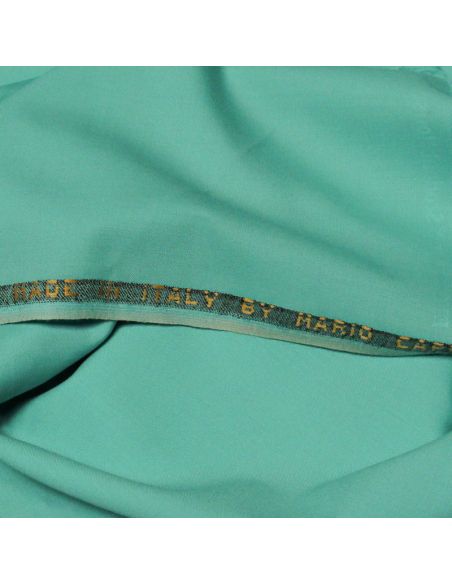 Tissu tailleur 100% laine vierge - Turquoise