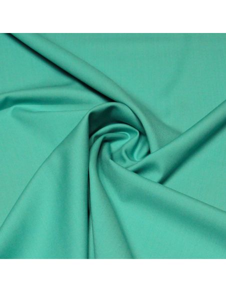 Tissu tailleur 100% laine vierge - Turquoise