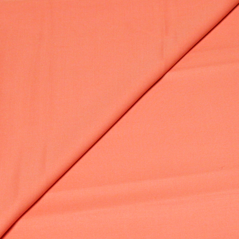 Tissu tailleur 100% laine vierge - Saumon (Coupon de 3 mètres)