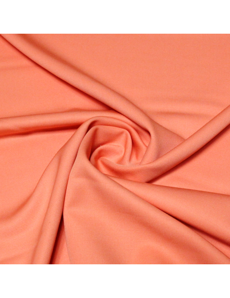 Tissu tailleur 100% laine vierge - Saumon (Coupon de 3 mètres)