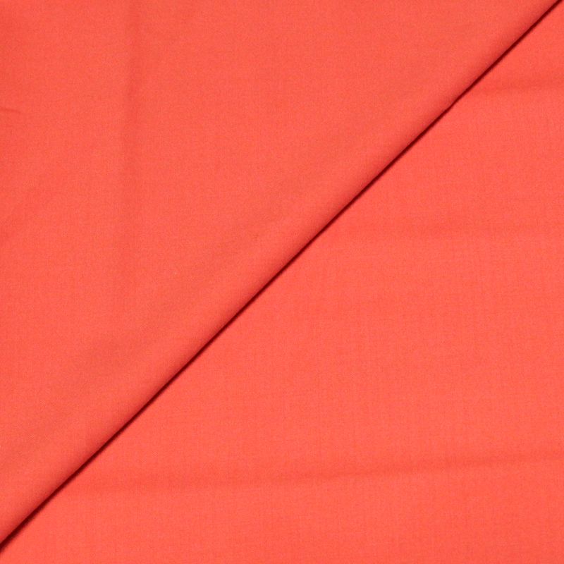 Tissu tailleur 100% laine vierge - Corail