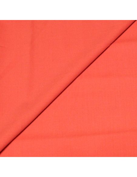 Tissu tailleur 100% laine vierge - Corail