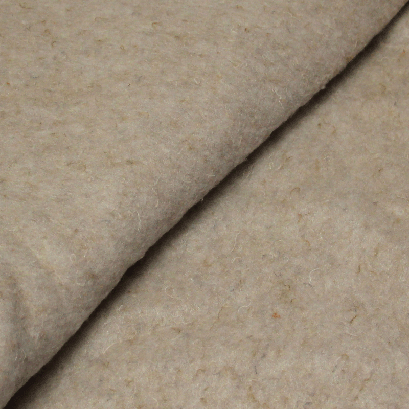 Ouate en cachemire recyclé (200 gr/m2) - Sable